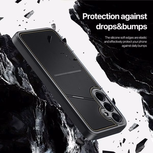 DUX DUCIS dėklas telefonui RAFI II MAG su stovu suderinamas su MagSafe SAMSUNG A35 juodas