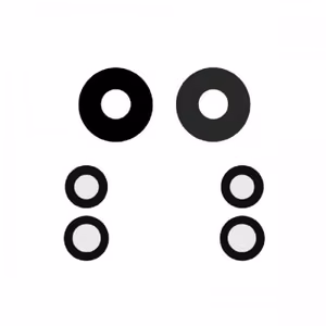 Rear Camera Lens Compatible With Xiaomi 12 Pro rear camera lens (3pcs)