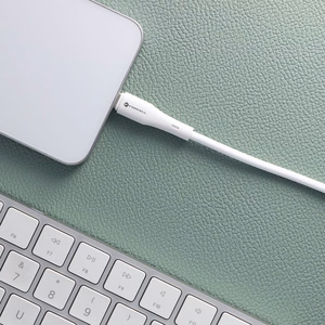 Кабель USB C to USB C Forcell F-Energy QC4.0 PD 5A 100W Silicone 1 m C347 белый