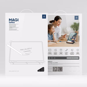 DUX DUCIS dėklas MAGI (m) su pieštuko laikymo vieta skirtas iPad Pro 13 (2024) - juodas (m)