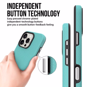 Чехол Perfectionists Triangle Mag для iPhone 15 Pro Max зелёный