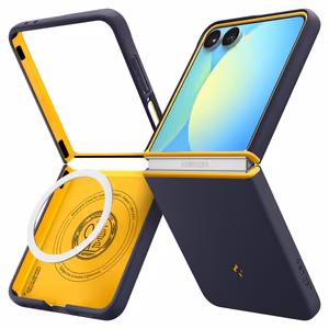 Nano Pop Mag MagSafe чехол для Samsung Galaxy Z Flip 7 - темно-синий и желтый