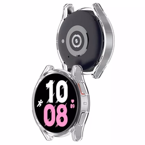 Чехол с закалённым стеклом 360° Samsung Watch Active 2 44mm прозрачный