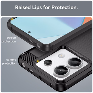 Anglies dėklas telefonui, skirtas Xiaomi Redmi Note 13 Pro – juodas