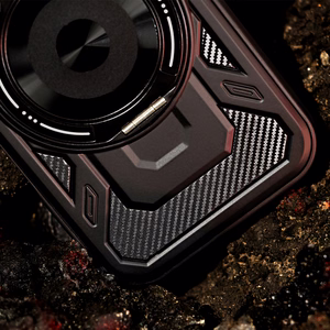 Defender Armor Mag dėklas telefonui iPhone 16 6,1" juodas