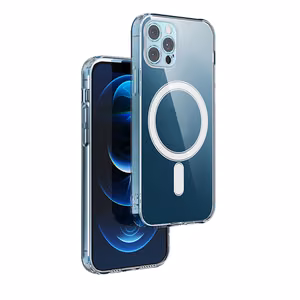 TFO Anti Shock 1,5 mm Mag dėklas, skirtas iPhone 17 Pro Max 6,9″ / iPhone 18 Pro Max 6,9″, su kameros apsauga – skaidrus ir baltas