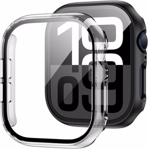 Чехол Tech-Protect Defense360 с закалённым стеклом для Apple Watch 10 (46mm) - прозрачный
