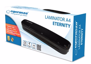 Esperanza EFL002 laminavimo aparatas Šalto / karšto laminavimo įrenginys 250 mm/min Juoda