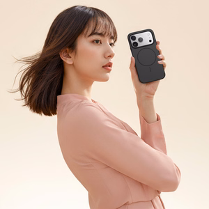 Rock Armor Matte Magnetinė serijos dėklas telefonui Iphone 17 Pro Max juodas
