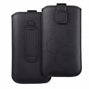 Slip-in phone case sleeve for iPhone 12 / 12 PRO / Samsung Xcover 5/ S21 5G/ NOTE/NOTE 2/NOTE 3 Deko black