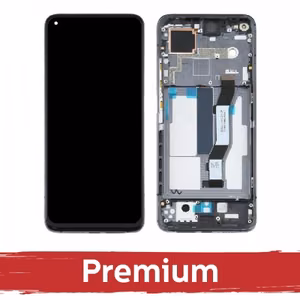 LCD ekranas skirtas Xiaomi Mi 10T / 10T Pro su rėmeliu / Cosmic Black / OEM