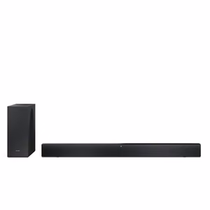 Sharp HT-SBW310 – 2.1 „Dolby Atmos“ / „DTS Virtual:X“ garso juosta su plonu belaidžiu žemųjų dažnių garsiakalbiu, 330 W, juoda