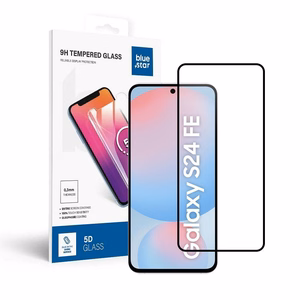 Tempered glass to Samsung Galaxy A27 5G / S24 FE (full glue / case friendly) Blue Star 5D black