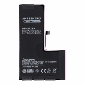 AmpSentrix Basic baterija iPhone XS (didelė talpa 3150 mAh)