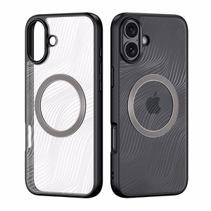 Чехол DUX DUCIS AIMO MAG совместимый с MagSafe для iPhone 16 - чёрный