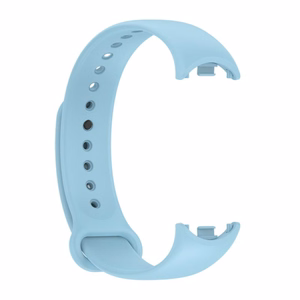 SILICONE STRAP MI BAND 8/M8 (9). LIGHT BLUE