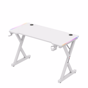 Huzaro Hero 2.3 RGB žaidimų stalas baltos