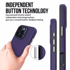 Dėklas Perfectionists Triangle Mag Case Apple iPhone 13 Pro violetinis