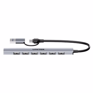 Unitek H1209AGY01 USB-A 5Gbps 7-in-1 šakotuvas