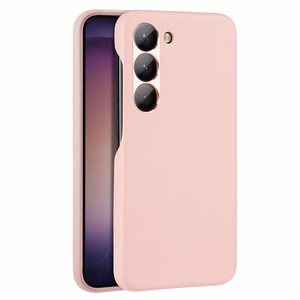 Dux Ducis Grit dėklas Samsung Galaxy S23+ eleganti dėklas iš dirbtinės odos rožinė