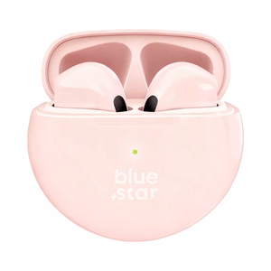 Belaidė laisvų rankų įranga Blue Star (TX3) TWS rožinė