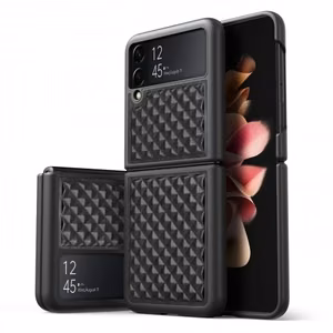 Dėklas Dux Ducis "Venice" skirtas Samsung F711 Z Flip3 juodas