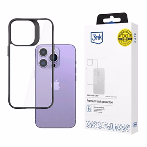 3mk Satin Armor Case+ iPhone 14 Pro Max serijos - juodas