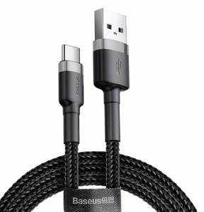 Baseus CATKLF-UG1 USB kabelis 3 m USB A USB C Juoda