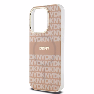 DKNY IML Mono & Stripe MagSafe dėklas iPhone 13 Pro Max - rožinis (m)