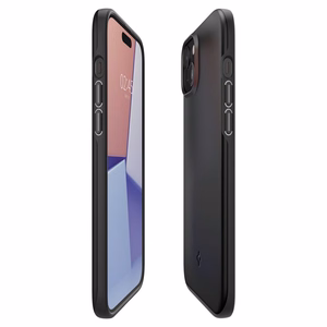 Spigen Thin Fit dėklas telefonui iPhone 15 - juodas
