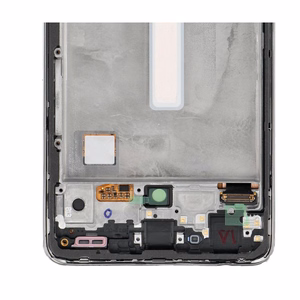 FIXCELL AMOLED LCD ekranas su rėmeliu, skirtas SAMSUNG A52 4G/5G, juodas (pakeistas stiklas)