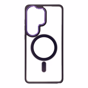Чехол для Samsung S26 ULTRA Color Edge Mag Cover совместимый с MagSafe фиолетовый