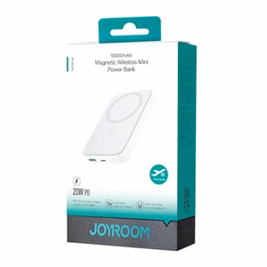 Magnetinė išorinė baterija Joyroom JR-W020 20W MagSafe 10000 mAh, balta