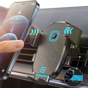 LISEN telefono laikiklis automobilio ventiliacijos grotelėms, telefonams iki 87 mm