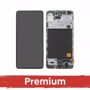LCD дисплей совместимый с Samsung A515 A51 с рамкой / большой экран / OEM
