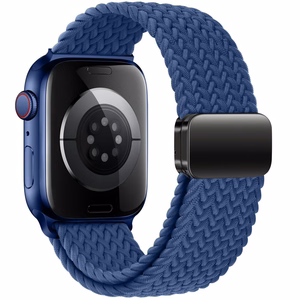 TECH-PROTECT NYLONMAG APPLE WATCH 4 / 5 / 6 / 7 / 8 / 9 / SE / ULTRA 1 / 2 (42 / 44 / 45 / 49 MM) MONTEGO MĖLYNAS