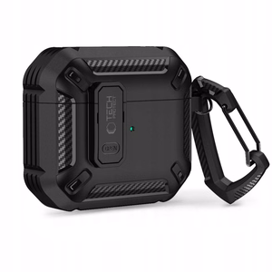 Tech-Protect X-Carbo dėklas AirPods Pro 1 / 2 - juodas