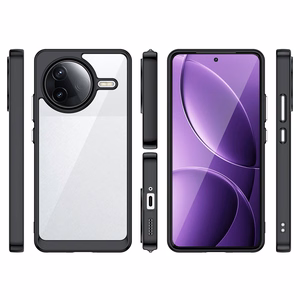 Outer Space Case with Gel Frame for Xiaomi Poco F7 Ultra - Black