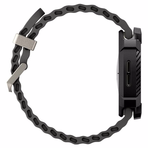 Spigen Rugged Armor dėklas Samsung Galaxy Watch 8 44mm - matinė juoda