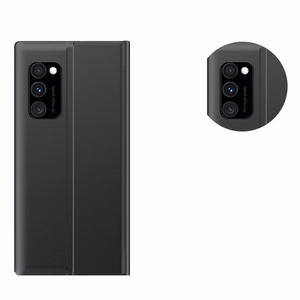 Naujas Sleep Case dėklas su flapo funkcija ir stovu Poco M4 Pro 5G juodas