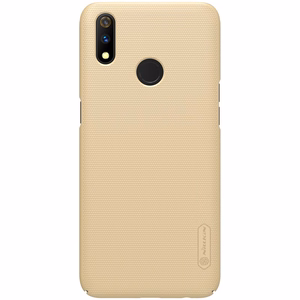 Nillkin Super Frosted Shield dėklas, skirtas Realme 3 Pro / Realme X Lite, aukso spalvos