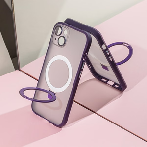 "Mag Ring" dėklas "iPhone 15 Pro Max" 6,7" purpurinės spalvos