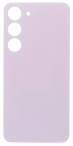 Задняя крышка для Samsung S911 S23 Lavender (без линзы камеры) оригинал (б/у Grade C)