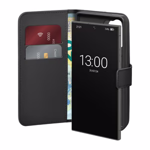 Puro эко-кожаный чехол для Samsung Galaxy S26 Ultra с кошельком чёрный