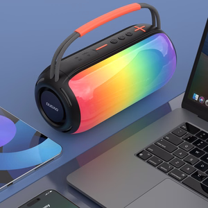 Dudao Y21 belaidis garsiakalbis su RGB apšvietimu Bluetooth 5.3 - juodas