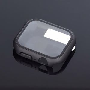 Bestsuit dėklas su hibridiniu stiklu Apple Watch serijai 7/8/9-45mm - grafitas