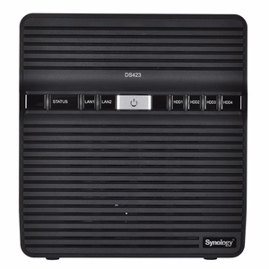 Synology DiskStation DS423 NAS ir duomenų saugojimo serveris Ethernet LAN jungtis Juoda RTD1619B