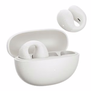 OWS QCY Crossky C10 Earphones with ENC Clip IPX5 Bluetooth 5.4 - White