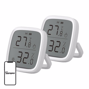SONOFF ZigBee SNZB-02D temperatūros ir drėgmės jutiklis, 2 vnt.