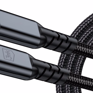 3mk Hyper Cable N-SERIES USB-C / USB-C Thunderbolt 4 2m 48V / 5A 40Gb/s 240W 8K60Hz - черный
